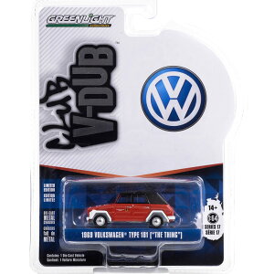 GREENLIGHT1/64 1969 VOLKSWAGEN TYPE 181 (THE THING)1969 �t�H���N�X���[�Q���E�^�C�v181 (�U�E�V���O)CLUB V-DUBS SERIES 17