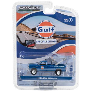 GREENLIGHT�@1993 DODGE RAM D-350 W/DROP-IN TOW HOOK�@1993 �_�b�W�E���� D-350 �E�B�Y�@�h���b�v�C���t�b�N�@GULF SPECIAL EDITION SERIES 1
