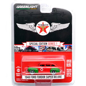 GREENLIGHT�@1948 FORD FORDOR SUPER DELUXE�@�O���[�����C�g1948 �t�H�[�h�E�t�H�[�h�A�E�X�[�p�[�f���b�N�X�@TEXACO SPECIAL EDITION SERIES 1