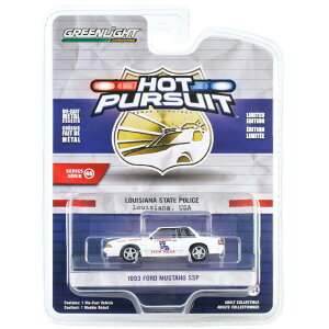 GREENLIGHT 1993 FORD MUSTANG SSP - LOISIANA STATE POLICEO[Cg1993 tH[hE}X^O SSP - CWAiEXe[gE|XHOT PURSUIT SERIES 45