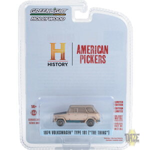 GREENLIGHT HOLLYWOOD SERIES 39 - 1974 VW TYPE 181 (THE THING) - AMERICAN PICKERS@O[Cg@nEbhV[Y 39 - 1974 tHNX[QE^Cv181(UEVO) - AJEsbJ[Y