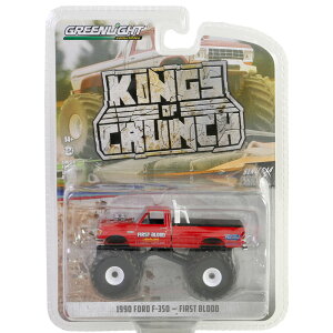 GREENLIGHT@1990 FORD F-350 - FIRST BLOOD@O[Cg1990 tH[h F-350 - t@[XgubhKING OF CRUNCH SERIES 14