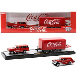 M2@COCA-COLA AUTO-HAULER RELEASE 56000-TW23 - 1973 CHEVROLET CHEYENNE 10 & 1957 CHEVROLET SEDAN DELIVERY GASSERRJR[ I[gnE[@[X56000-TW23 - 1973 V{[EVCA10@&@1957 V{[EZ_E