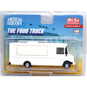 1/64�@MiJo TOYS EXCLUSIVE - FOOD TRUCK PLAIN WHITE TRUCK MiJo TOYS����@�A�����J���W�I���} - �t�[�h�g���b�N�@�v���[���E�z���C�g�E�g���b�N