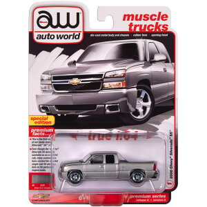 Auto World Premium Release 4@2006 CHEVY SILVERADO SS (SILVER BIRCH METALLIC)@2006 VFr[EVo[h SS (Vo[Eo[`E^bN)