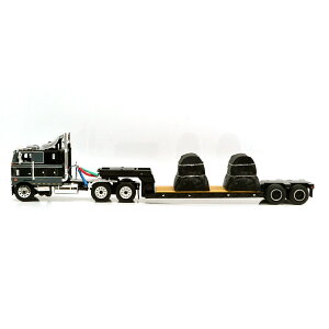 Diecast Promotions@DCP@PETERBILT 352 W/ROGERS VINTAGE LOWBOY TRAILER w/COIL LOAD@s[^[rg 352 EBY/re[WE[{[CEg[[ / RC[h