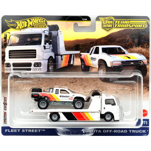 HOTWHEELS CARCULTURE FLEET STREET & TOYOTA OFF-ROAD TRUCK�@�t���[�g�X�g���[�g & �g���^�E�I�t���[�h�E�g���b�N