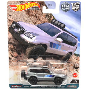 MATTEL HOTWHEELS OFF ROAD - 2005 TOYOTA LAND CRUISER PRADO@}e@zbgEB[@It[h - 2005 g^EhN[U[Evh@US AŁ@2023 CAR CULTURE "F" CASE