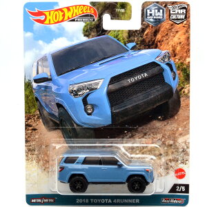 MATTEL HOTWHEELS OFF ROAD - 2018 TOYOTA 4RUNNER �}�e���@�z�b�g�E�B�[���@�I�t���[�h - 2018 �g���^�@4�����i�[US �A���Ł@2023 CAR CULTURE F CASE