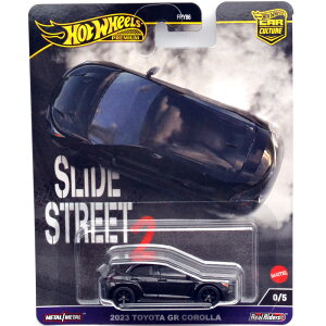 SLIDE STREET 2 - 2023 TOYOTA GR COROLLA (CHASE CAR)�X���C�h�E�X�g���[�g 2 - 2023 �g���^ GR �J���[�� (�`�F�C�X�J�[)US �A���Ł@2023 CAR CULTURE H CASE
