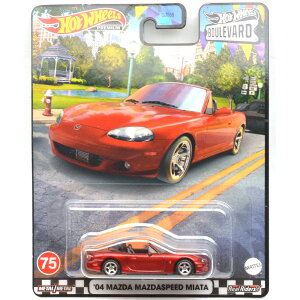 MATTEL HOTWHEELS BOULEVARD SERIES '04 MAZDA MAZDASPEED MIATA�@�}�e���@�z�b�g�E�B�[��'04 �}�c�_�E�}�c�_�X�s�[�h�E�~�A�^