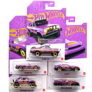 MATTEL HOTWHEELS 1/64 2025 PEARL & CHROME SERIES "G"CASE - 5 CAR SET �}�e���@�z�b�g�E�B�[���@2025 �p�[�� & �N���[���@�V���[�Y "G"�P�[�X - 5�J�[�Z�b�g