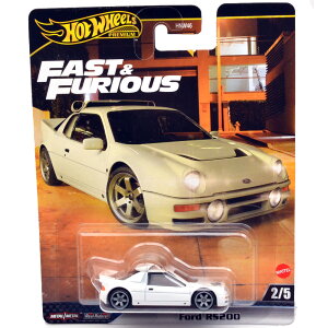 MATTEL HOTWHEELS FAST & FURIOUS PREMIUM 2024 MIX-E - FORD RS200�}�e���@�z�b�g�E�B�[�����C���h�E�X�s�[�h �v���~�A���A�\�[�g2024 MIX-E - �t�H�[�h RS200