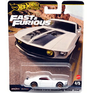 MATTEL HOTWHEELS FAST & FURIOUS PREMIUM 2024 MIX-F- 1969 FORD MUSTANG BOSS 302@}e@zbgEB[ChEXs[h v~AA\[g2024 MIX- F - 1969 tH[hE}X^OE{X302