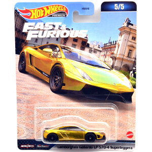MATTEL HOTWHEELS FAST & FURIOUS PREMIUM 2023 MIX-D - LAMBORGHINI GALLARDO LP 570-4 SUPERLEGGERA}e@zbgEB[ChEXs[h v~AA\[gD - {M[jEKh LP 570-4 X[p[bW