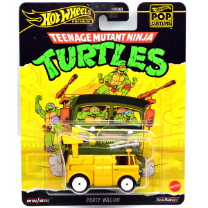 MATTEL HOTWHEELS TEENAGE MUTANT NINJA TURTLES - PARTY WAGON@eB[GCWE~[^gEjWE^[gY - p[eB[S@POP CULTURE |bvJ`[@USŃA\[g 2024 "E" CASE