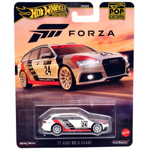 MATTEL HOTWHEELS FORZA - '17 AUDI RS 6 AVANT@tHc@ - '17@AEfB 6 Aog@POP CULTURE |bvJ`[@USŃA\[g 2024 "E" CASE