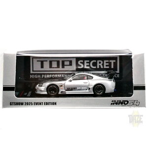 INNO64 1/64 - TOP SECRET TOYOTA SUPRA(A80) GT300 2025 CHINA GT SHOW EXCLUSIVECmf64 1/64 - gbvV[Nbg gbvV[Nbg(A80) GT300 2025 CHINA GT SHOW胂f