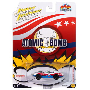JOHNNY LIGHTNING�@Pop Culture 2025 Release 1�@ATOMIC BOMB - 1969�@CHEVROLET CORVETTE�@�A�g�~�b�N�{���u - 1969 �V�{���[�E�R���x�b�g