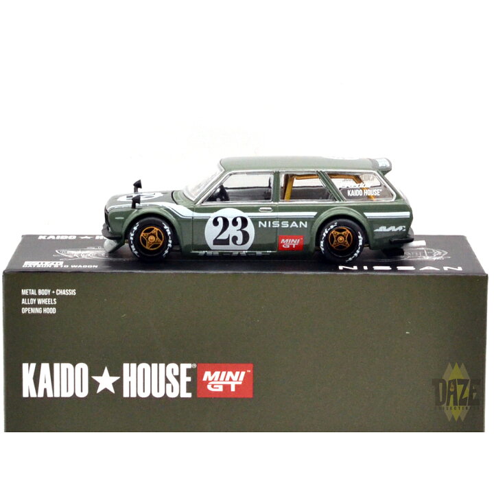 楽天市場】KAIDO HOUSE - DATSUN 510 WAGON CARBON FIBER V3 (GREEN 