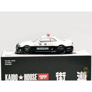 KAIDO HOUSE - NISSAN SKYLINE GT-R R34 KAIDO WORKS (V2 AERO) POLICE�@�X���͂��� - �j�b�T���E�X�J�C���C�� GT-R (R34) KAIDO WORKS (V2 AERO) �p�g�J�[