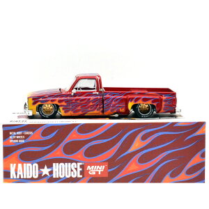 KAIDO HOUSE - CHEVROLET SILVERADO DUALLY ON FIRE - RED WITH FLAMES@X͂ - V{[EVo[hEf[[EIEt@CA - bhEEBYEt[X