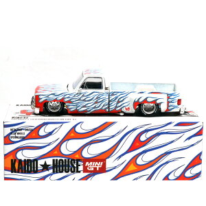 KAIDO HOUSE - CHEVROLET SILVERADO DUALLY ON FIRE V2- WHITE FLAMES@X͂ - V{[EVo[hEf[[EIEt@CAV2 - zCgEt[X@*`FCXJ[_ō