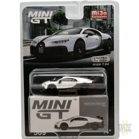 MiJo TOYS - BUGATTI CHIRON (RUR SPORT WHITE)　アメリカ　MiJo Toys 限定　ブガッティ シロン (ピュールスポール ホワイト)