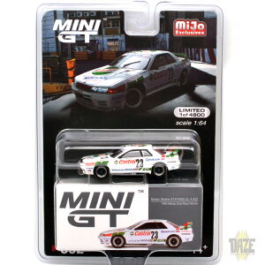 MINI-GT MiJo EXCLUSIVE - NISSAN SKYLINE GT-R (R32) Gr. A #23 1990 MACAU GUIA RACE WINNER ~jGTMiJo @jbTEXJCC GT-R R32 }JIEMA[X D 1990 Gr. A #23