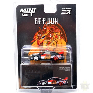 "LB-SUPER SILHOUETTE S15 SILVIA ""GARUDA"" MIZU DIECAST�@Nissan �V���r�A(S15) LB-Super Silhouette ""GARUDA"" MINI GT x �~�Y �_�C�L���X�g"