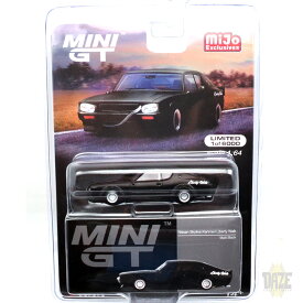 MINI-GT MiJo EXCLUSIVE - NISSAN SKYLINE KENMERI LIVERTY WALK (MATT BLACK)　MiJo 限定　ニッサン・スカイライン ケンメリ・リバティウォーク　(マットブラック)