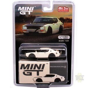 1/64 MINI-GT MiJo EXCLUSIVE - NISSAN SKYLINE KENMERI LIVERTY WALK (WHITE)�~�jGT�@MiJo ����@�j�b�T���E�X�J�C���C�� �P�������E���o�e�B�E�H�[�N�@(�z���C�g)