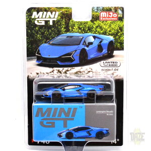 MINI-GT 1/64 MiJo EXCLUSIVE - LAMBORGHINI REVUELTO (BLU ELEOS) MiJo  - {M[j Gg (u[GIX)