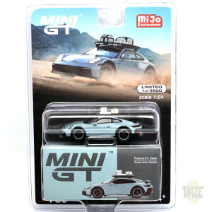 MINI-GT 1/64 MIJO EXCLUSIVE - PORSCHE 911 DALAR - SHADE GREEN METALLIC MiJo ���� �|���V�F�@911 �_�J�[�� �V�F�[�h�O���[�����^���b�N