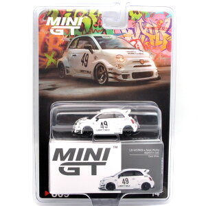 MINI GT @LIBERTY WALK@LB-WORKS x ABARTH 595 (GARA WHITE)@LB-WORKS x ADAS WORKS Aog 595(K@zCg)