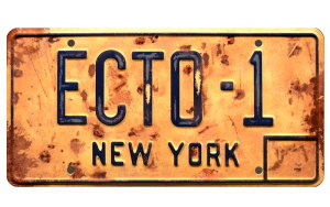 GHOST BUSTERS AFTERLIFE - ECTO 1�@NUMBER PLATE�@�S�[�X�g�o�X�^�[�Y/�A�t�^�[���C�t�@ -�G�N�g1�@�i���o�[�v���[�g
