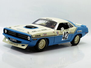 ACME 1:18XP[ "ACME 1:18 1970 PLYMOUTH BARRACUDA #42 CHRYSLER OF FRANCE HENRI CHEMIN@1970@v}XEoN[_ #42 NCX[IutX@wEVF~ @696@A1806102@ysAiz