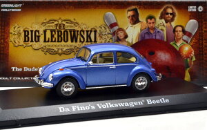 "GREENLIGHT 1:43SCALE HOLLYWOOD ""THE BIG LEBOWSKI Da Fino's VOLKSWAGEN BEETLE �O���[�����C�g 1:43�X�P�[���@�n���E�b�h �u�r�b�O�E���{�E�X�L - �_�E�t�B�[�m �v�u�t�H���N�X���[�Q���@�r�[�g���v"