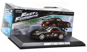 GREENLIGHT 1:43scale "FAST & FURIOUS" "JOHNNY'S 2000 HONDA S2000" O[Cg@1F43XP[@uChXs[hv uWj[@2000 z_ S2000v