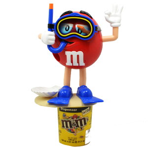 m&m's "SNORKEL - RED" CANDY DISPENSER �G���E�A���h�E�G���Y�@�u�V���m�[�P�� - ���b�h�v�L�����f�B�E�f�B�X�y���T�[�����[���b�p����!!