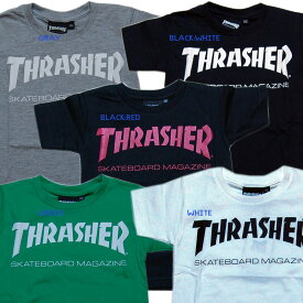 ★SALE★THRASHER スラッシャー　KIDS TEE キッズ　Tシャツ　GRAY,BLACK/WHITE,BLACK/RED,GREEN,WHITE