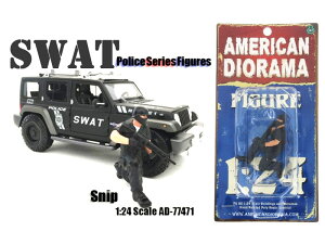 AMERICAN DIORAMA 1:24SCALE FIGURE "SWAT - Snip" AJWI} 1:24XP[ tBMA uXbg - XjbvvAD-77471