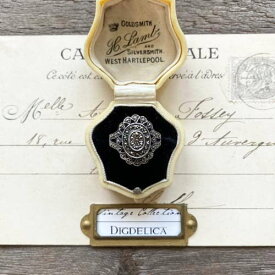 ヴィンテージ 一点物　マルカジット シルバーリング　指輪　vintage silver ring v1564【DIGDELICA】ディデリカ UESD中古品 SILVER925