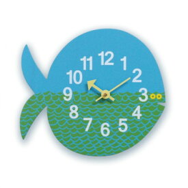 掛け時計 おしゃれ 壁掛け シンプル 小 壁掛け時計 時計 掛時計 クロック 送料無料 インテリア ウォールクロック デザイン時計 アンティーク デザイン かわいい 見やすい ギフト 軽量 北欧 Zoo　Timer　Clock　フィッシュ　GN902