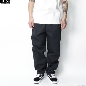 【予約/3月～4月入荷予定】ブルコ BLUCO EASY WORK PANTS - Regular - (BLACK) [141-41-010]