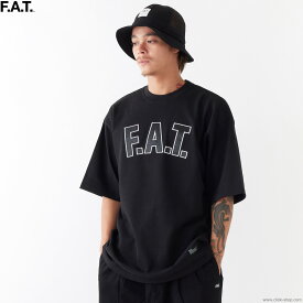 エフエーティー F.A.T. FOUNDATION (BLACK) [F32410-CT04] メンズ Tシャツ 半袖 ブラック オーバーサイズ