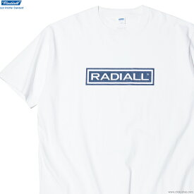 ラディアル RADIALL WHEELS - CREW NECK T-SHIRT S/S (WHITE) [RAD-24SS-TEE010] メンズ 半袖 ルーズ ゆったり オーバーサイズ TEE