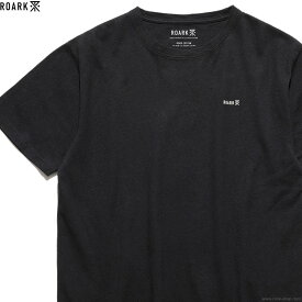 ロアーク リバイバル ROARK REVIVAL HEMPCOTTON H/W TEE (BLACK) メンズ Tシャツ 半袖 ヘンプ