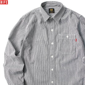 ライフ RIFE STANDARD HICKORY SHIRT メンズ トップス シャツ 長袖