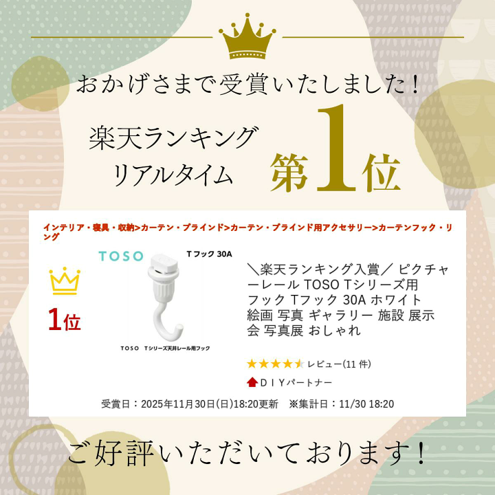 楽天市場】＼楽天ランキング入賞／ ピクチャーレール TOSO Tシリーズ用